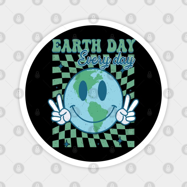 Happy Earth Day Everyday GROOVEY Magnet by rhazi mode plagget